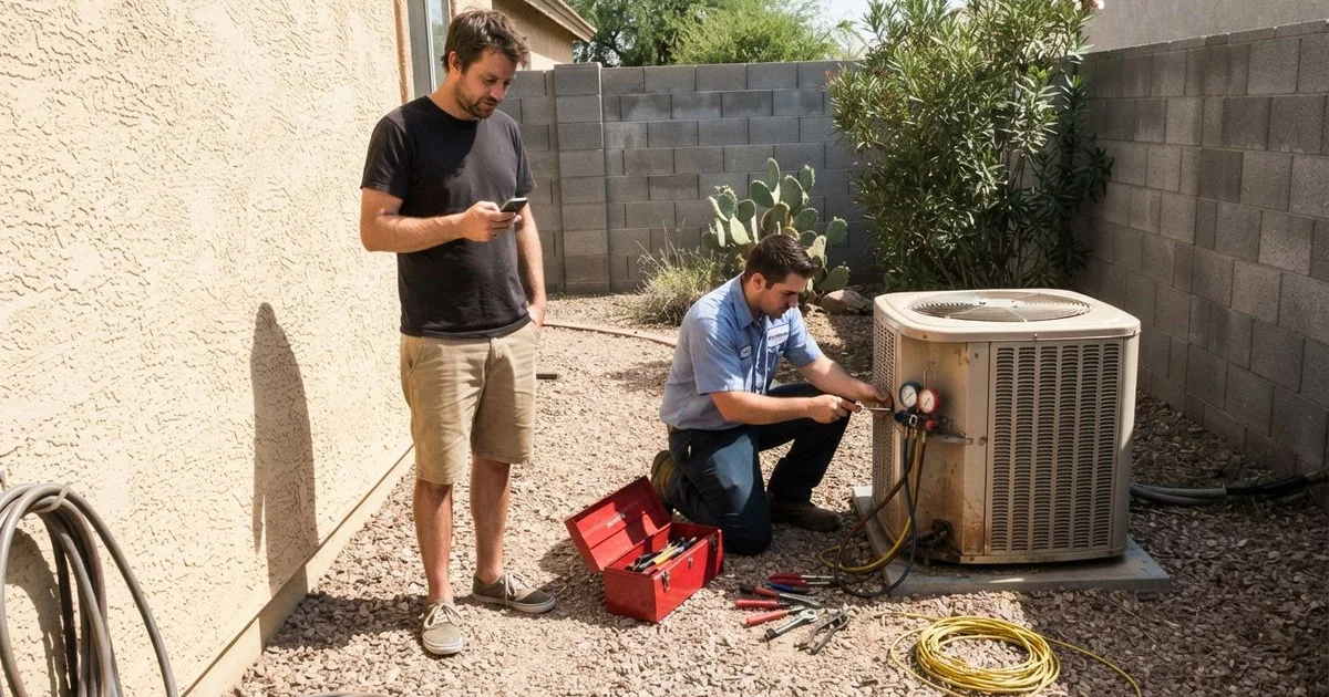 Your AC breaks down in Phoenix: what to do first