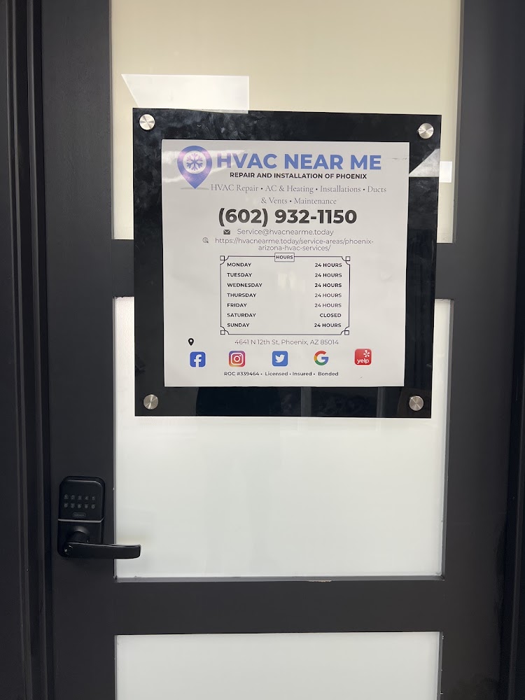 HVAC Near Me Repair and Installation of Phoenix